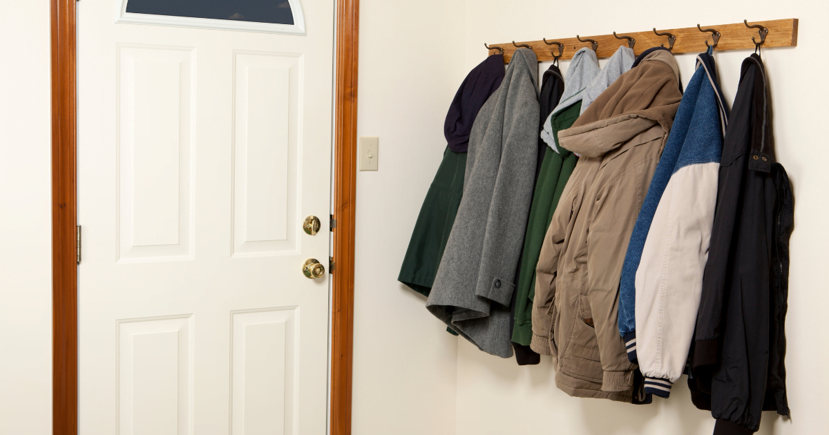 Wall-Mounted Coat Rack