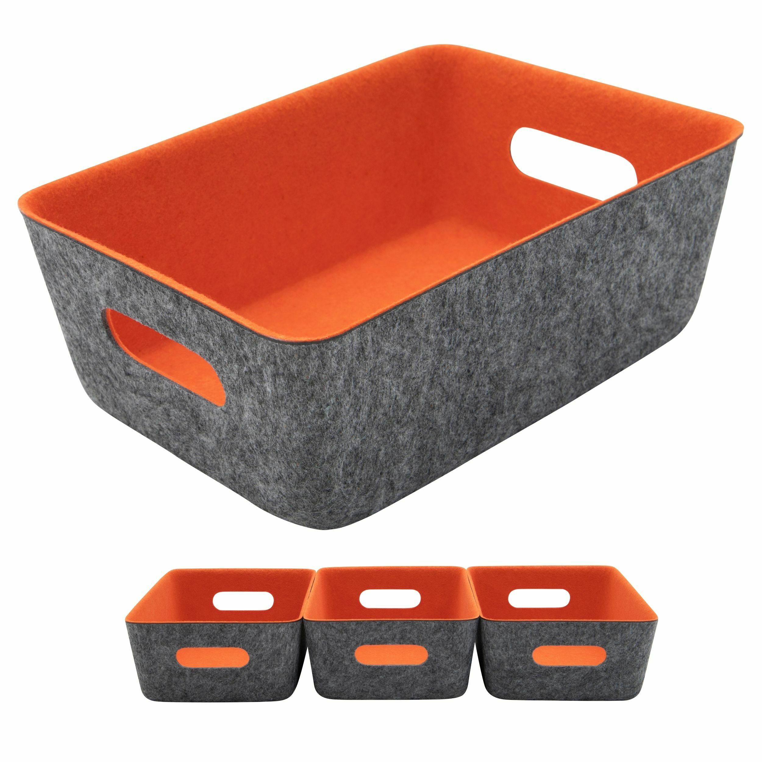 Felt Drawer Organizer Bins, Pack of 9