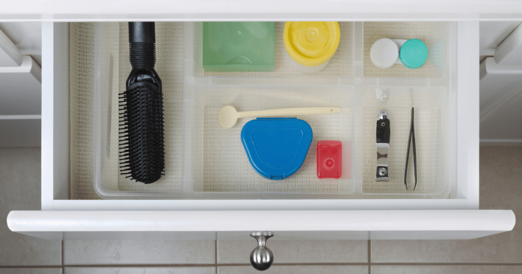 ideas to organize bathroom