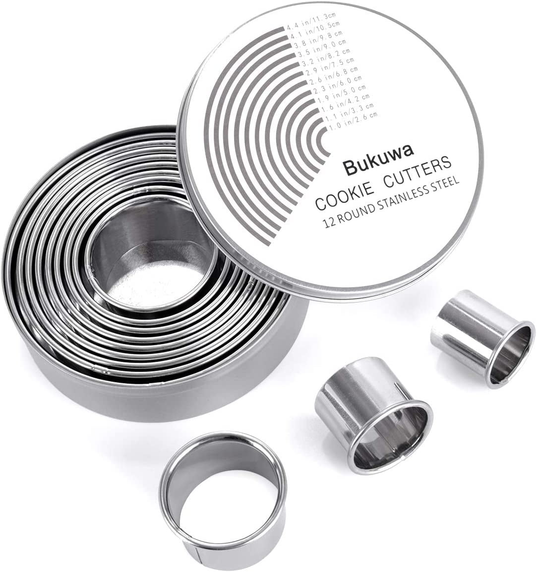 Pastry & Biscuit Cutters Round Set