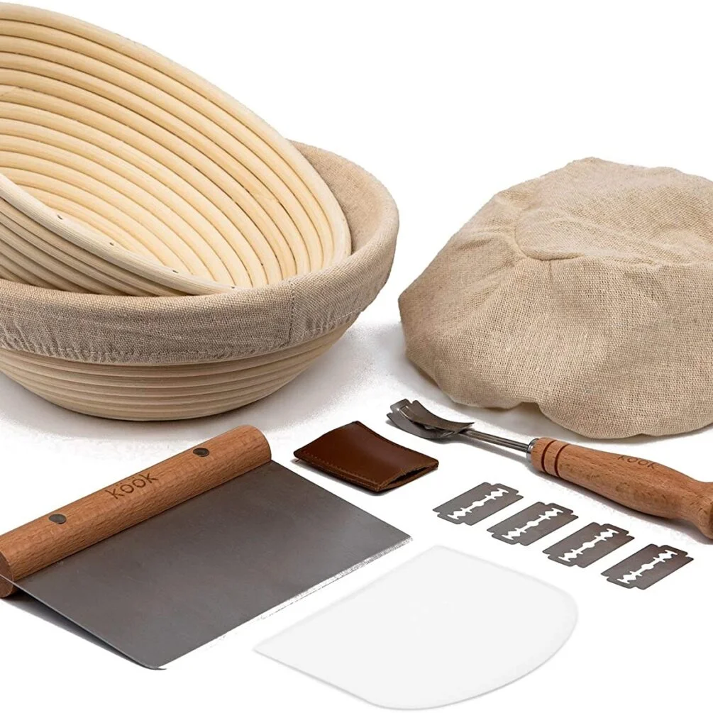 Bread Proofing Basket Set, Sourdough Bread Baking Supplies