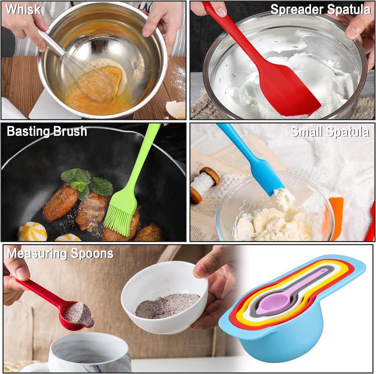 Choice Stainless Steel Standard Mixing Bowl Set with Silicone Bottom - XL -  3/Set