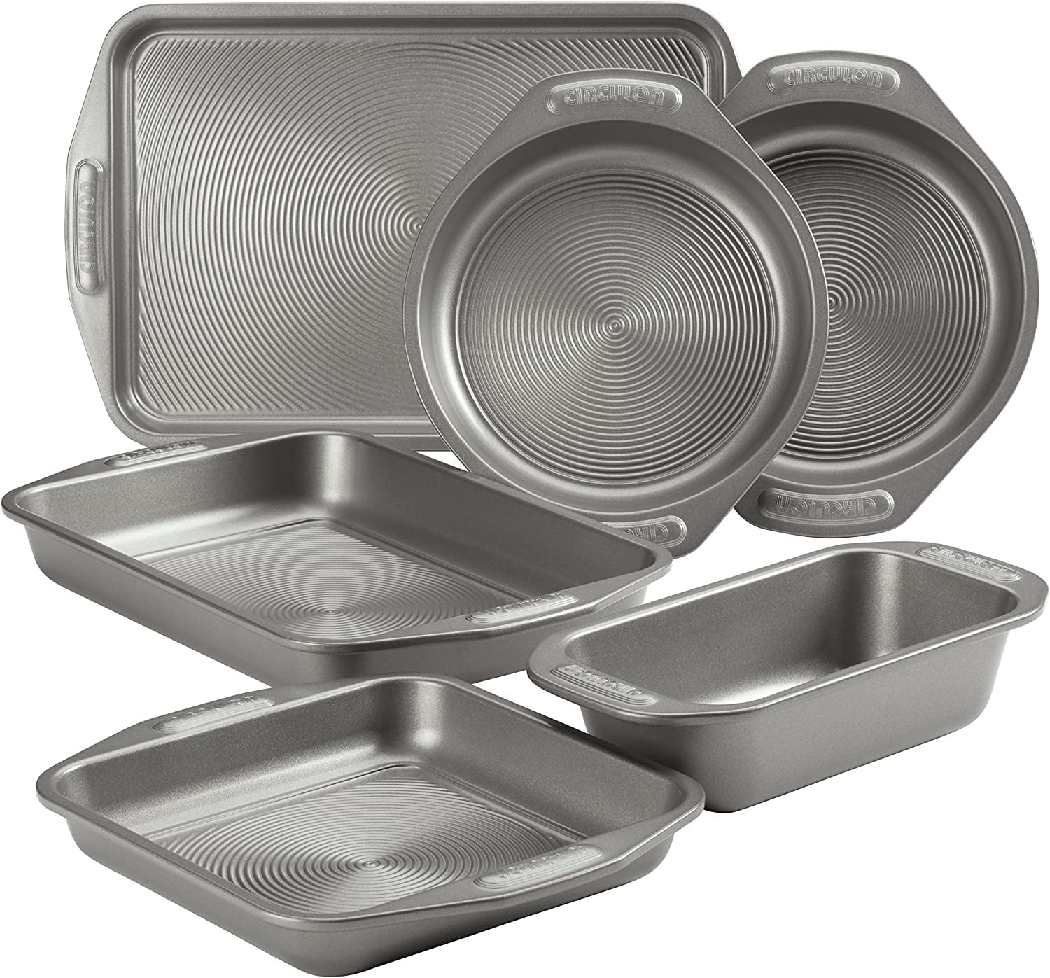 Circulon 12-Cup Gray Nonstick Bakeware Muffin Pan