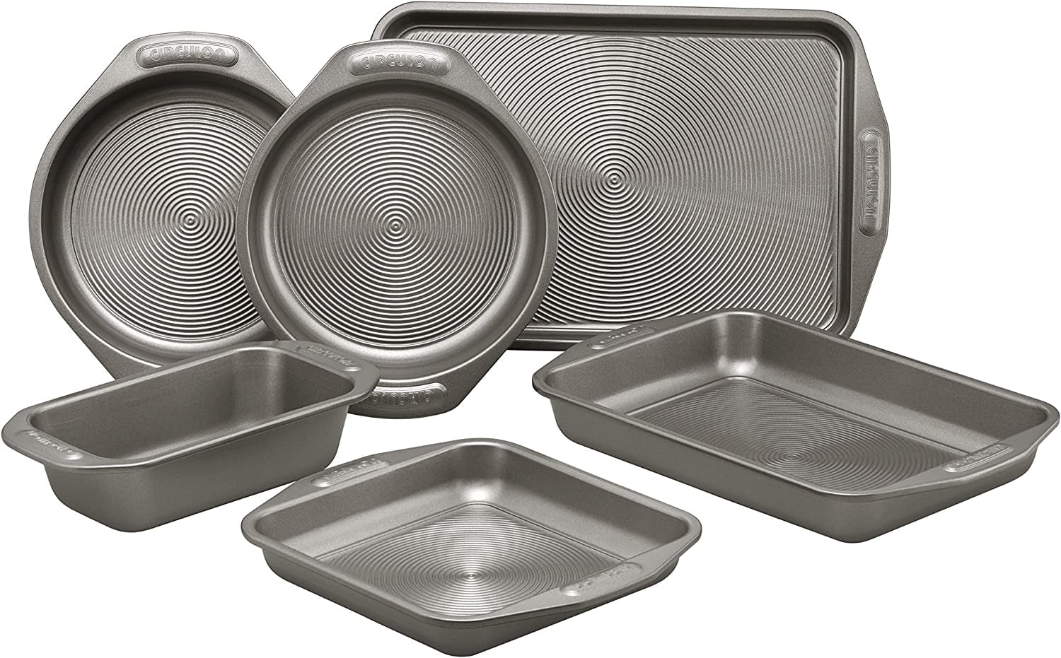 Circulon Nonstick Bakeware Loaf Pan, 9-Inch x 5-Inch, Gray