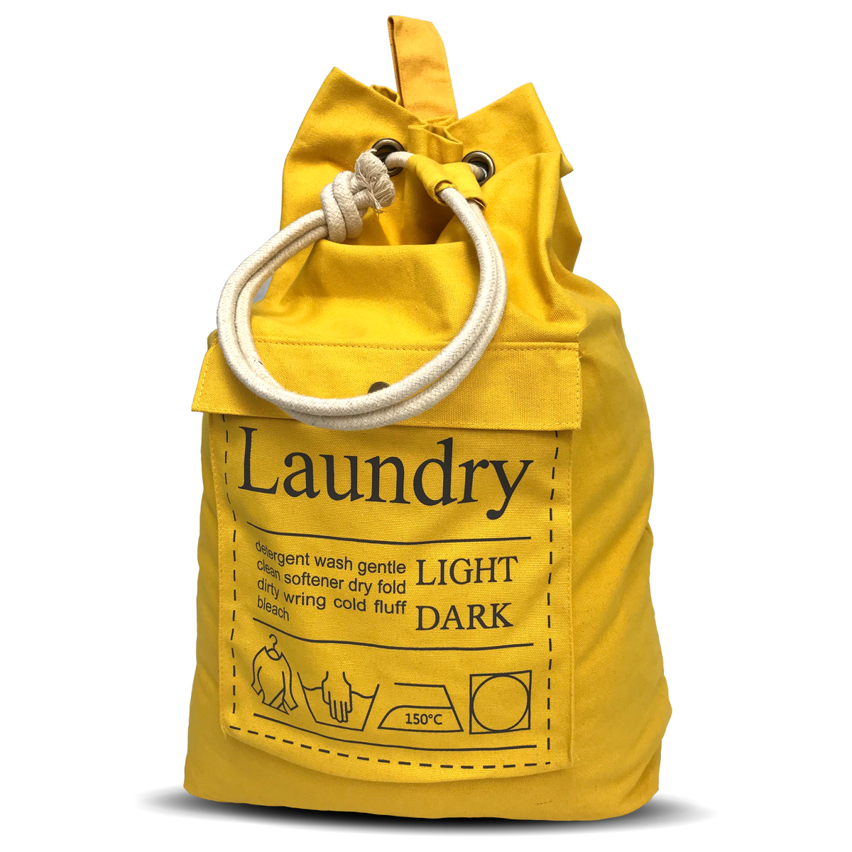 cotton canvas laundry bag